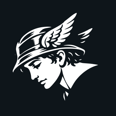 Mascot dark bg white